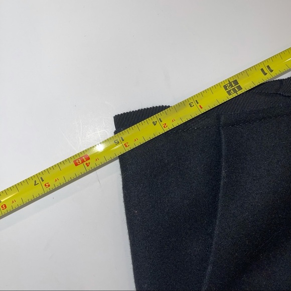 J Crew Black Felted Wool Pocket Mini Skirt 4 - Picture 10 of 14